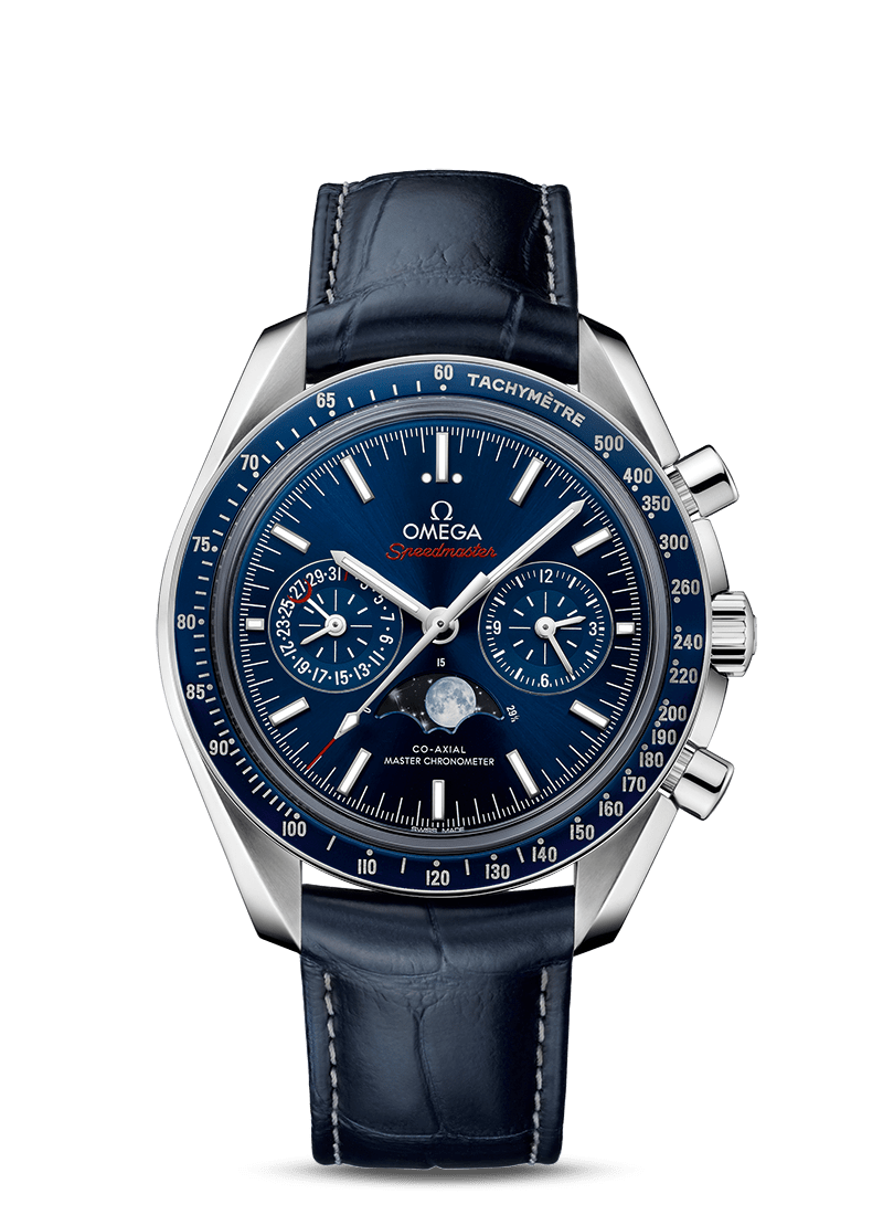 OMEGA Speedmaster Moonwatch Co-Axial Master Chronometer Moonphase Chronograph 44.25 mm