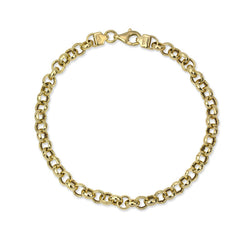 14K Rolo Link Bracelet