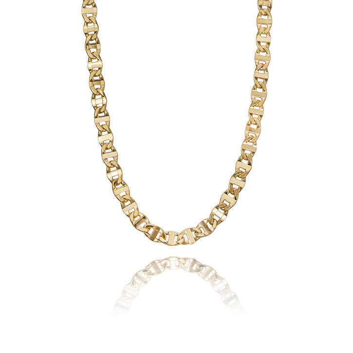 18k Yellow Gold Mariner Link Chain