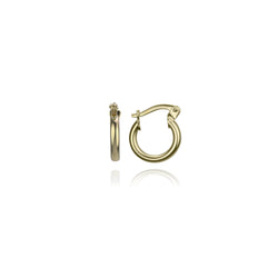 10k Yellow Gold Classic Mini Hoops