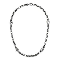 Gucci Silver Interlocking G Necklace