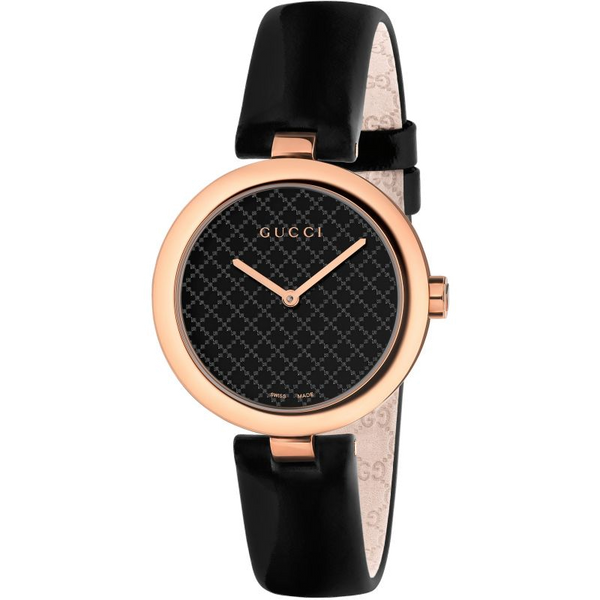 Gucci Black Diamantissima Ladies Watch